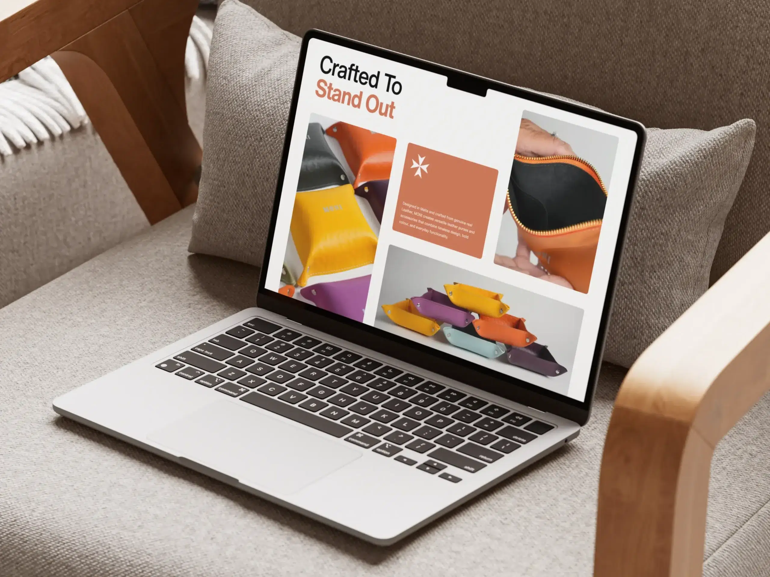 MONI Malta WooCommerce website designed and developed by Dreivo